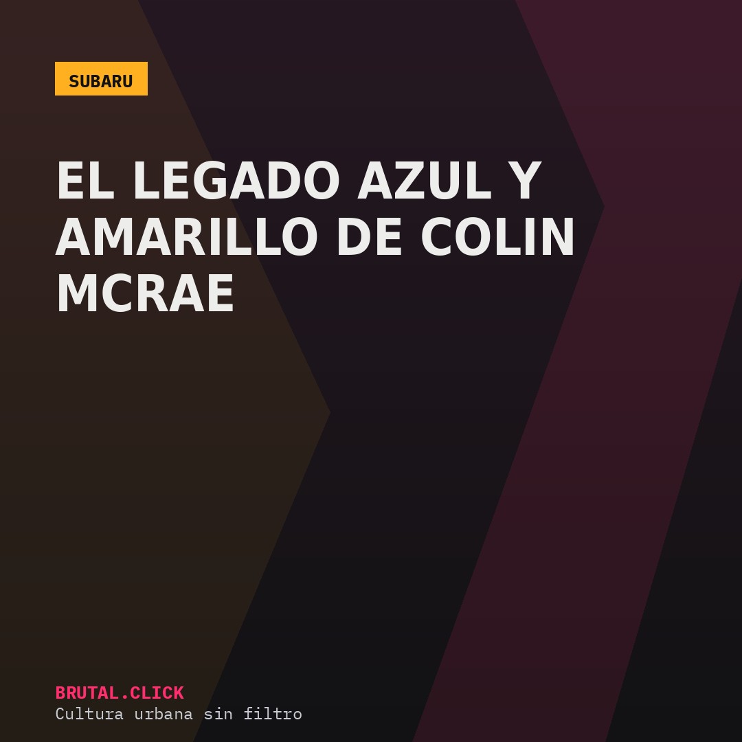 Subaru Impreza WRC — el legado azul y amarillo de Colin McRae
